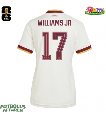 Spanien Nico Williams #17 Bortatröja Kvinnor VM 2026 Kortärmad